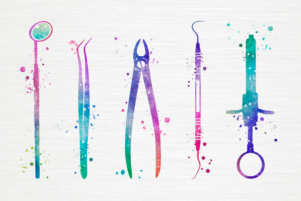 Rainbow Dental Tools