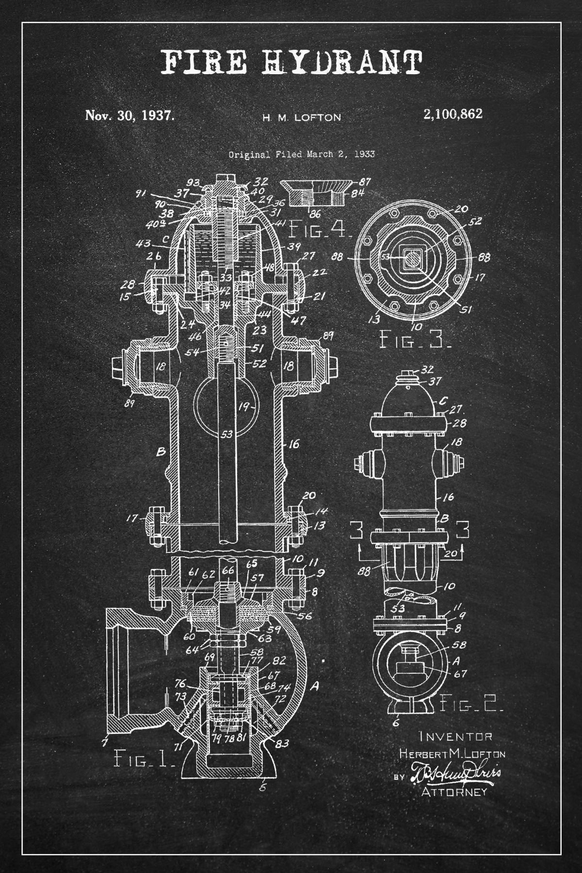 Fire Hydrant BW Patent