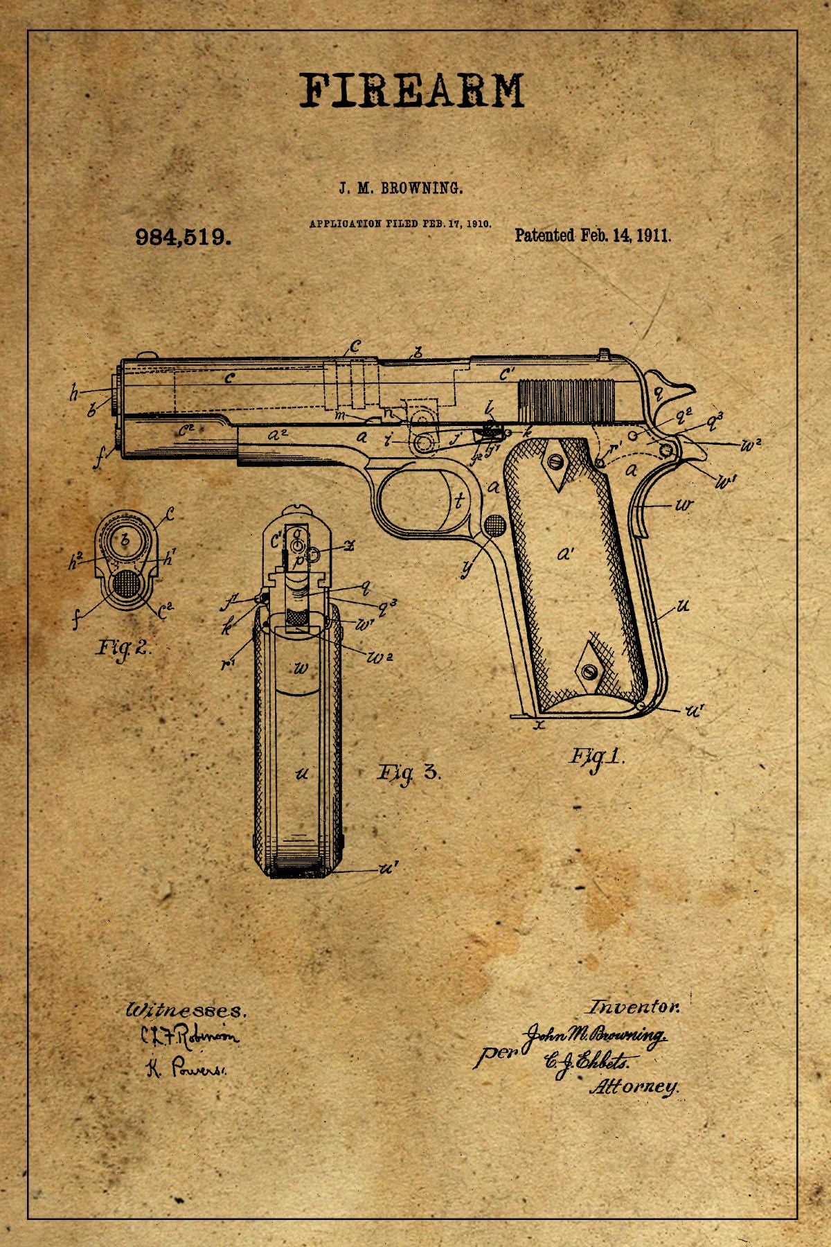 Firearm Patent