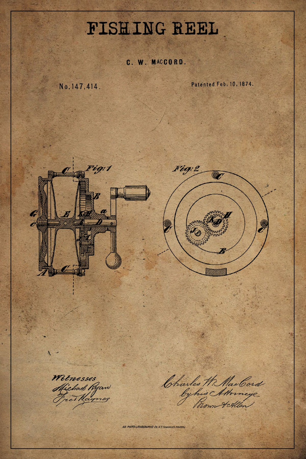 Fishing Reel Patent
