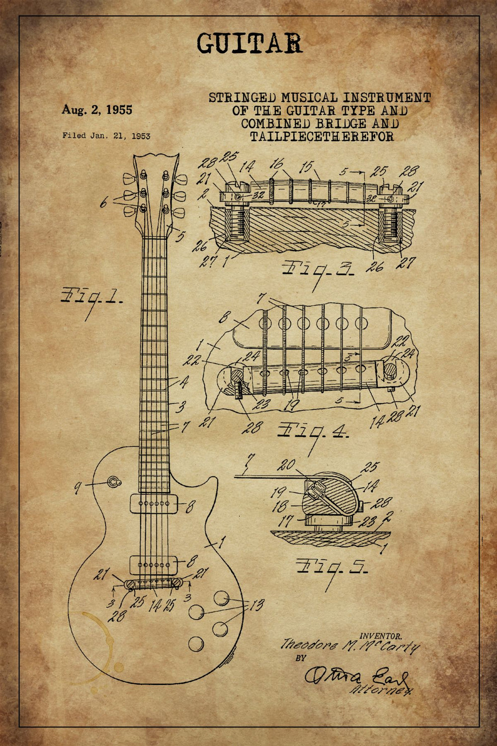 Guitar Patent