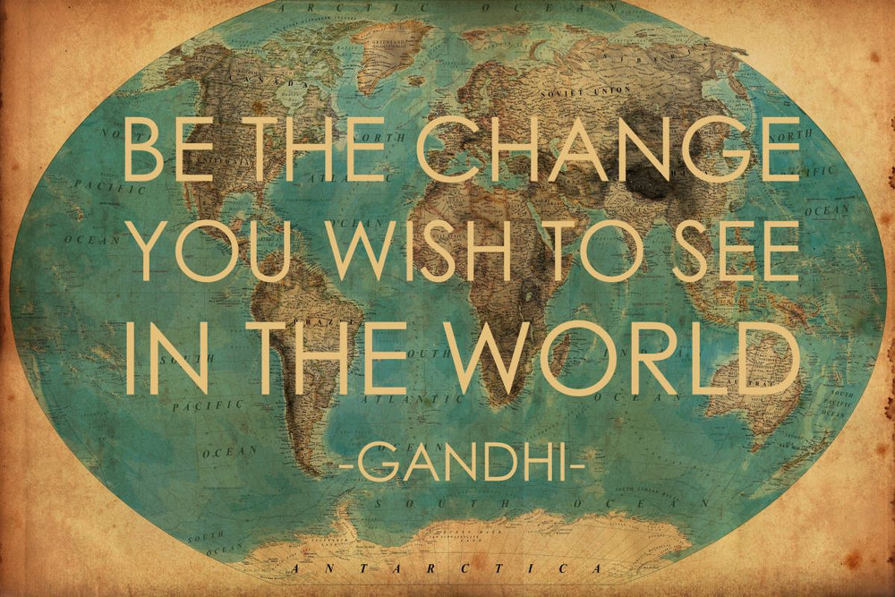 Be The Change World Map