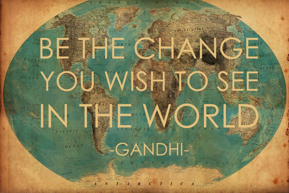 Be The Change World Map