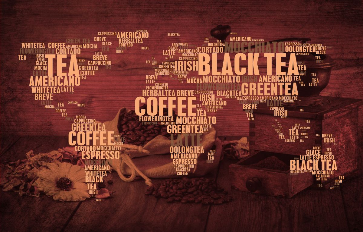 Coffee And Tea World Map