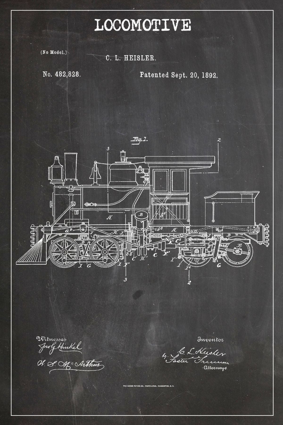Locomotive BW Patent