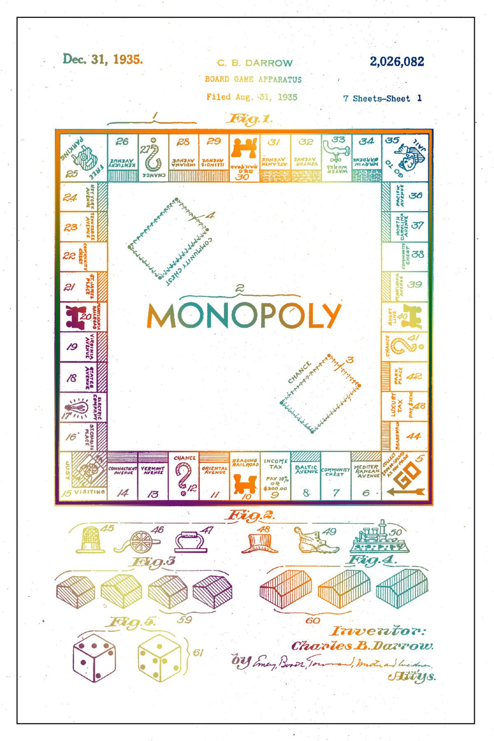 Colorful Monopoly Patent