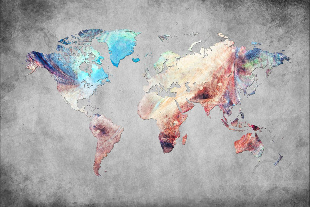 Artistic Touch World Map