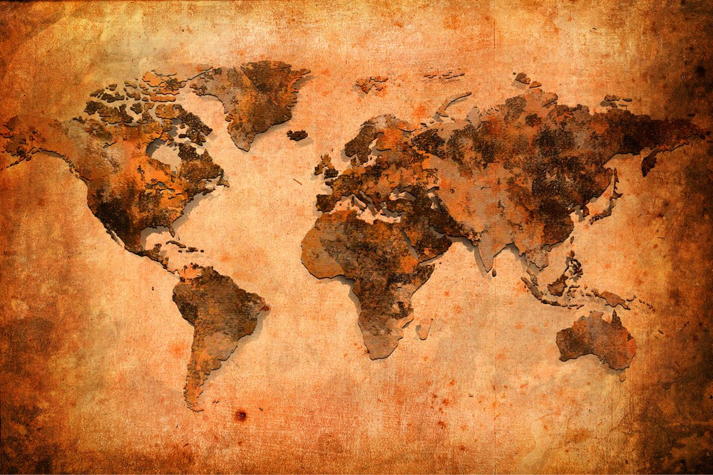 Terracotta World Map