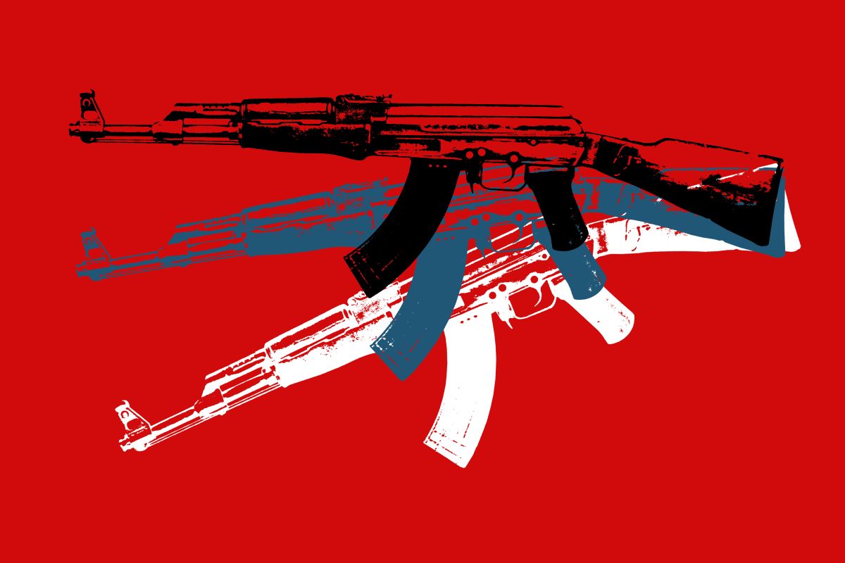 Pop AK-47 Gun