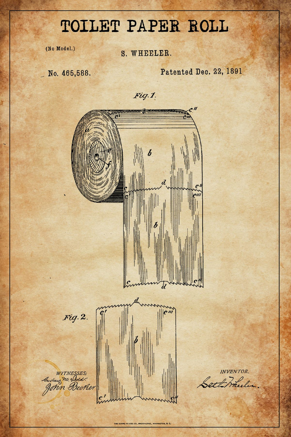 Toilet Paper Roll Patent