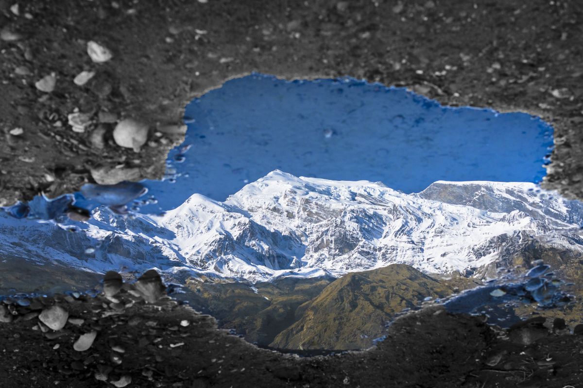 Snowy Mountain Puddle