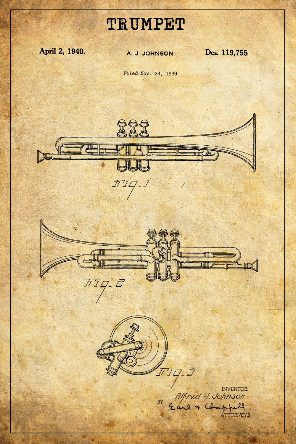 Trumpet Patent