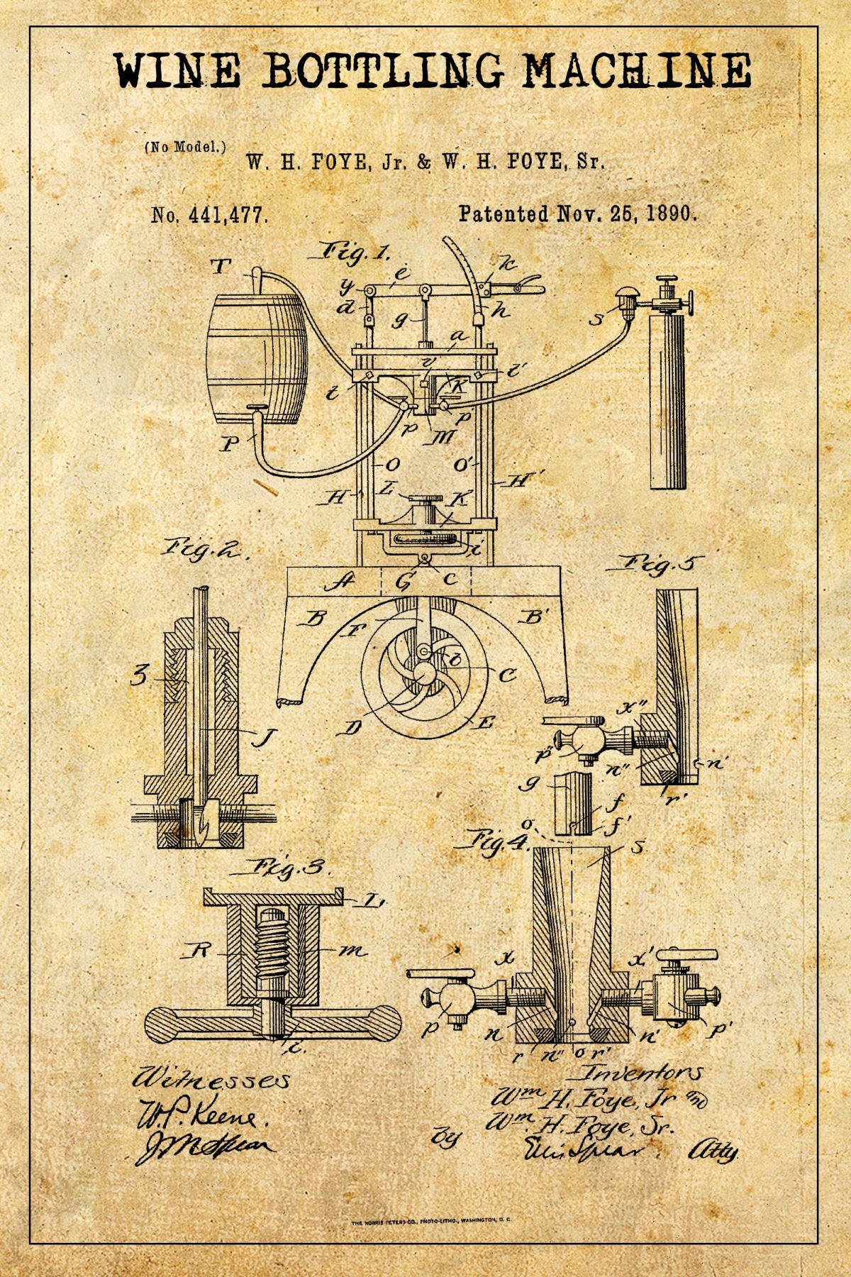 Wine Bottling Machine Patent