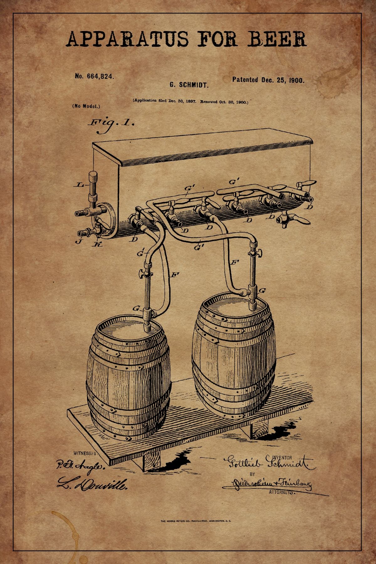 Beer Apparatus Patent