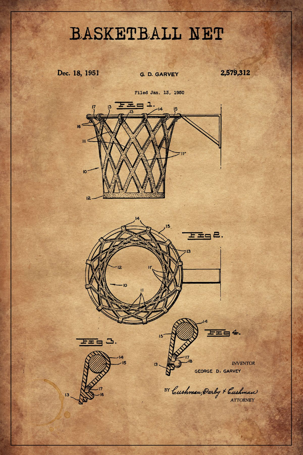 Basketball Net Patent