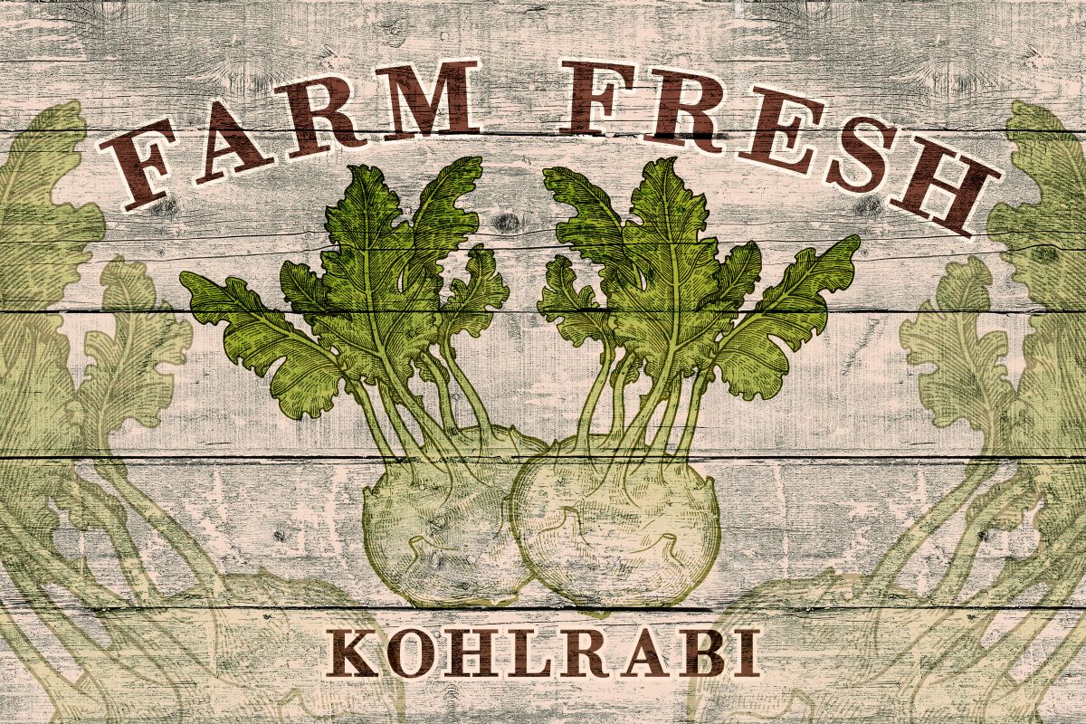Fresh Kohlrabi