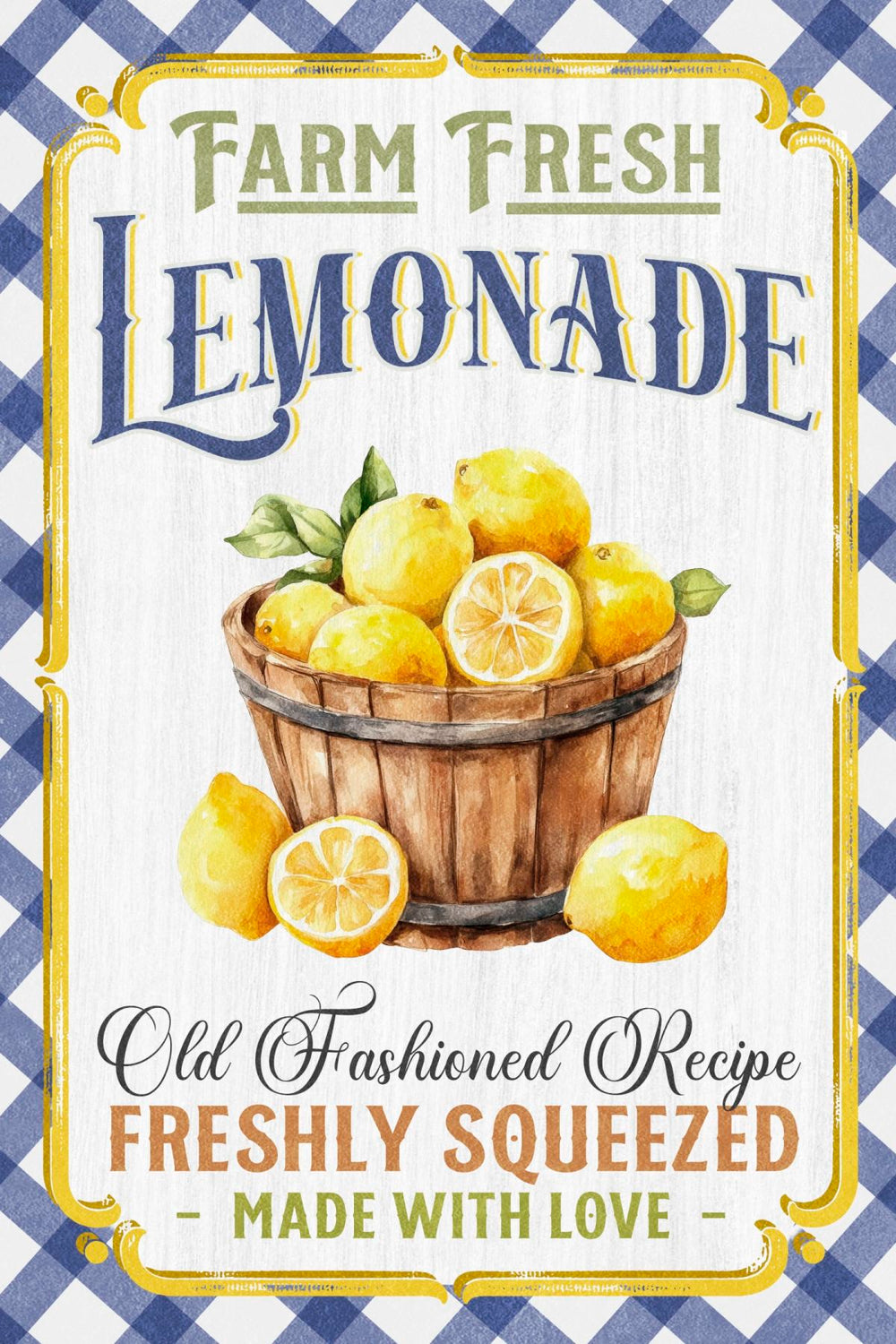 Farm Fresh Lemonade Sign