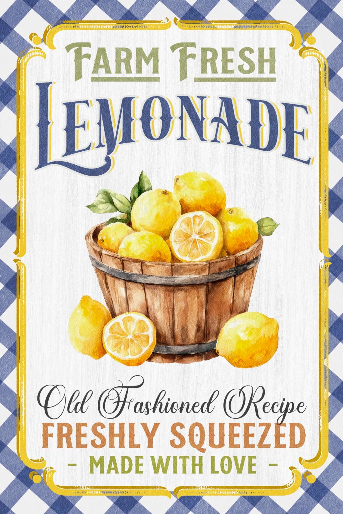 Farm Fresh Lemonade Sign