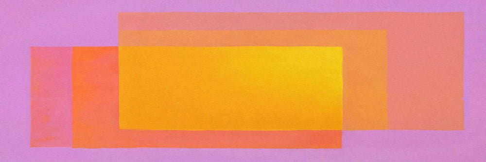 Warm Glow Horizontal Rectangles Abstract