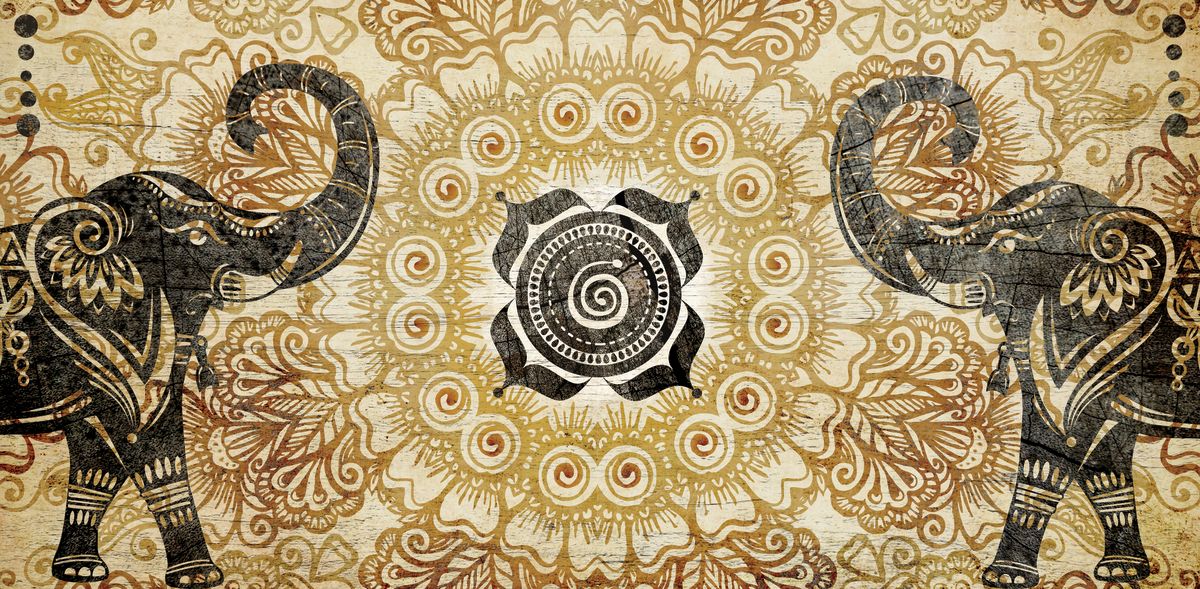 Elephant Lotus Mandala