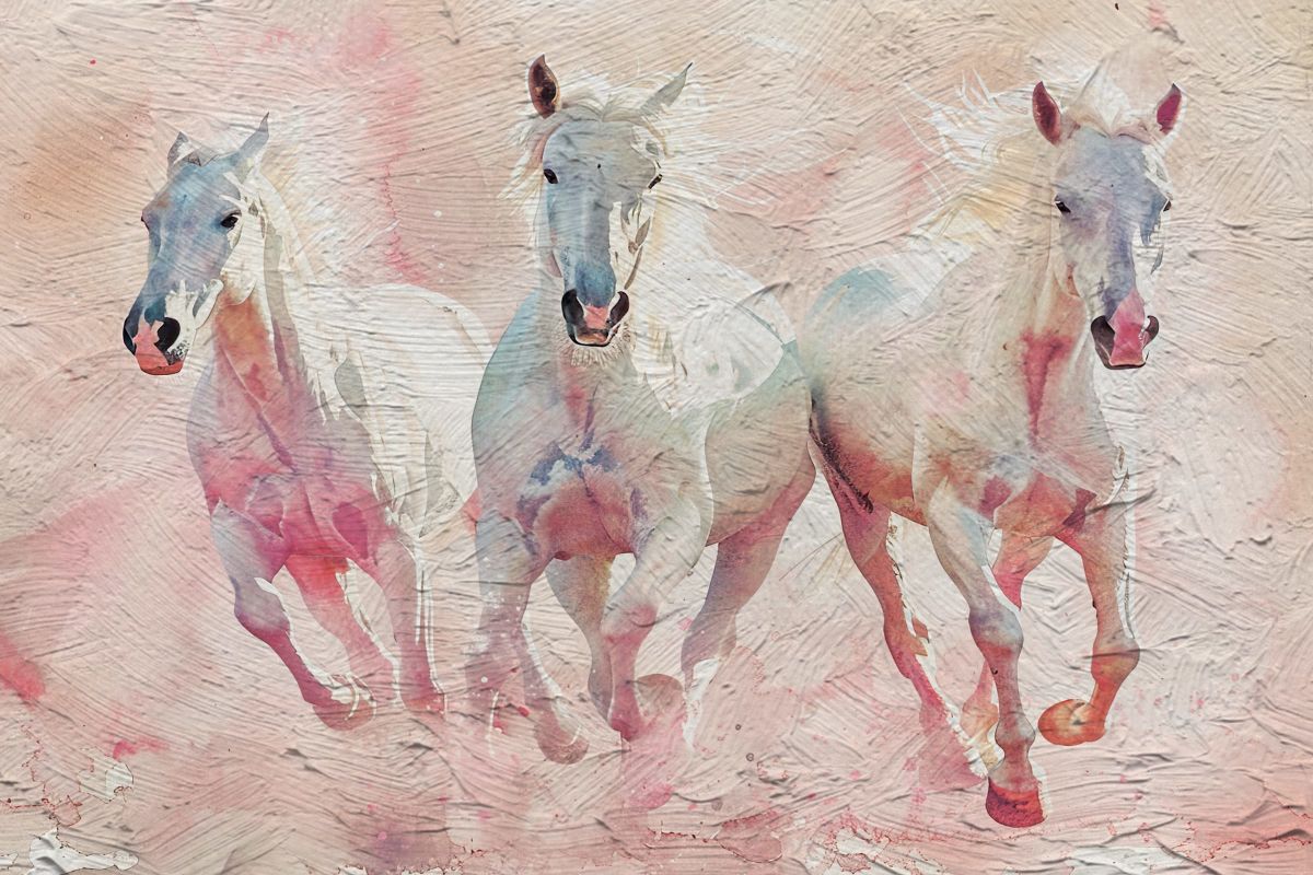 Exploring Horses In Autumn