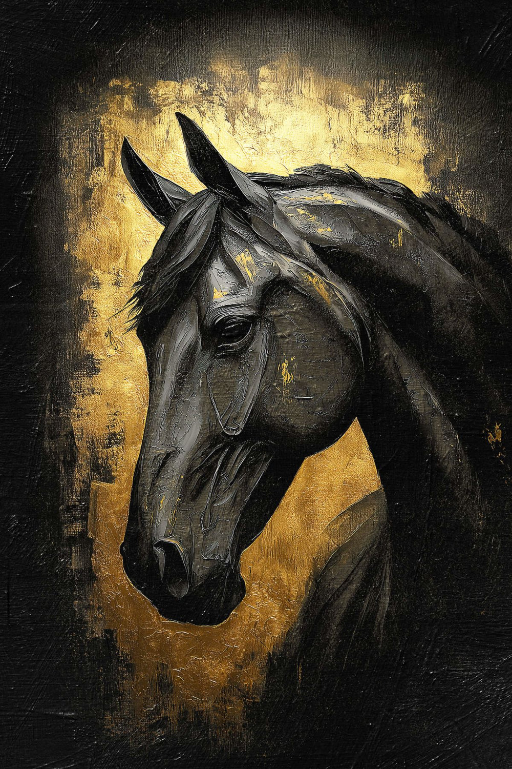 Black Horse's Golden Aura