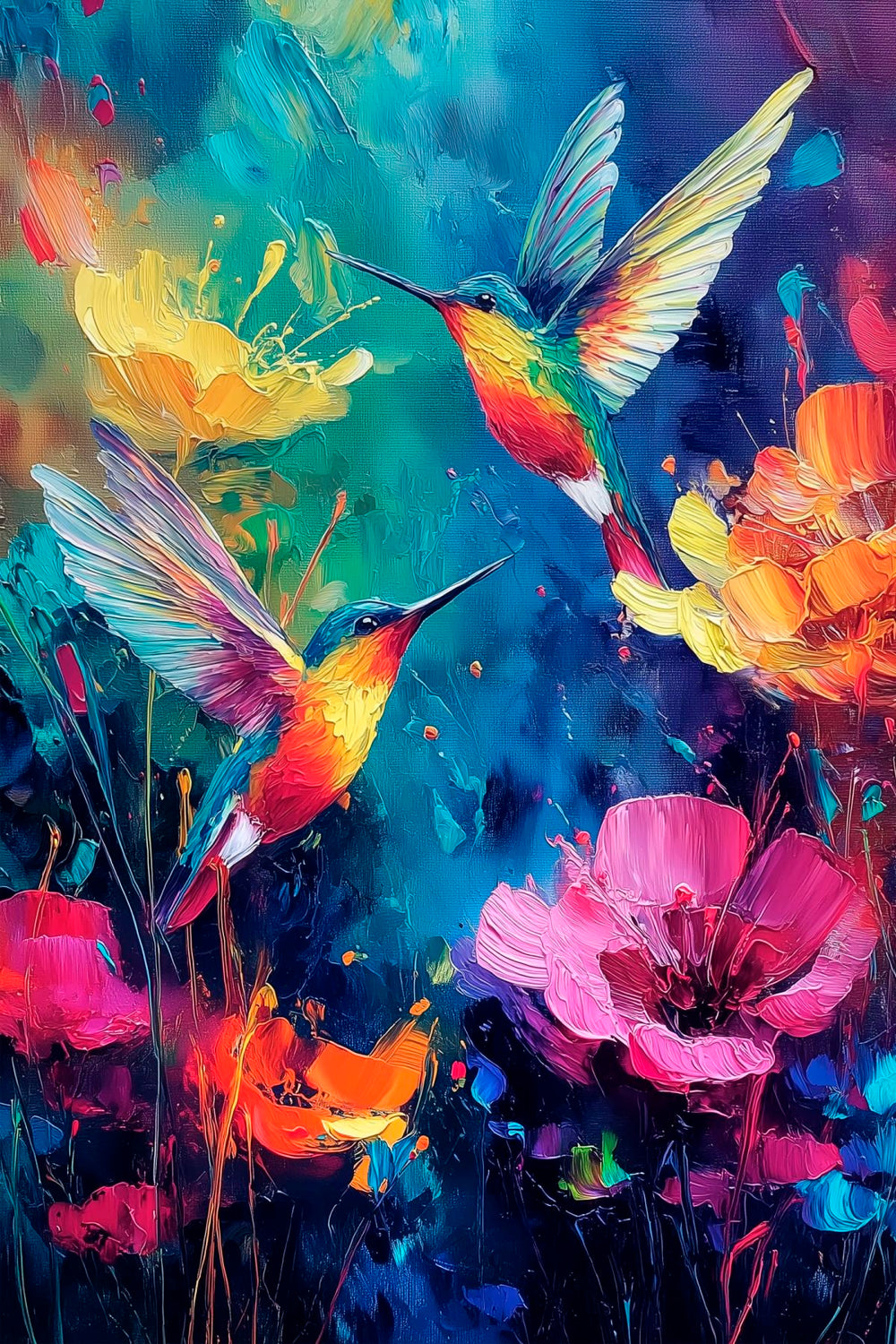 Twin Hummingbirds
