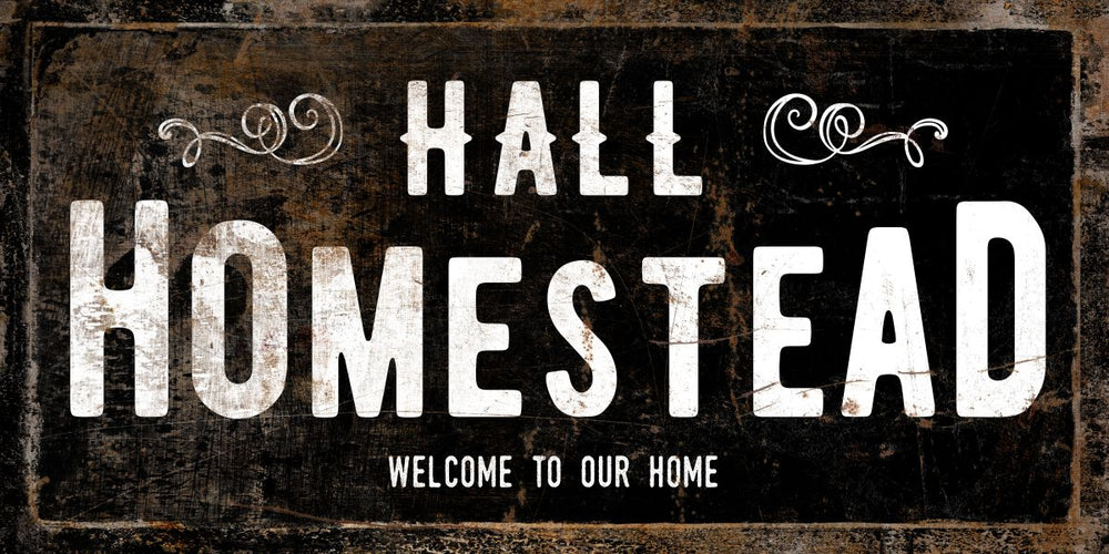 Hall Homestead Sign