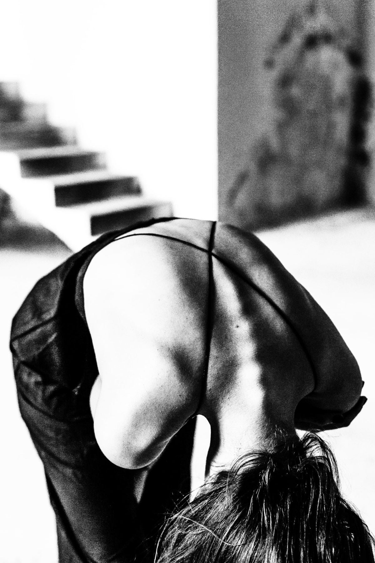 Monochrome Figure Bend