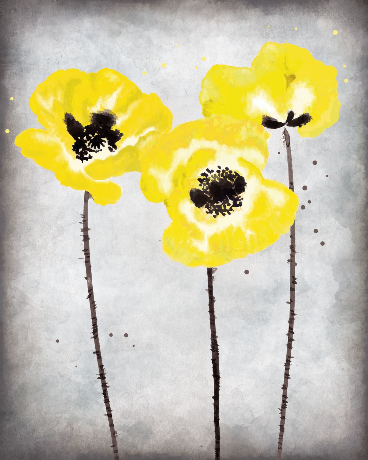 Lovely Yellow Poppies