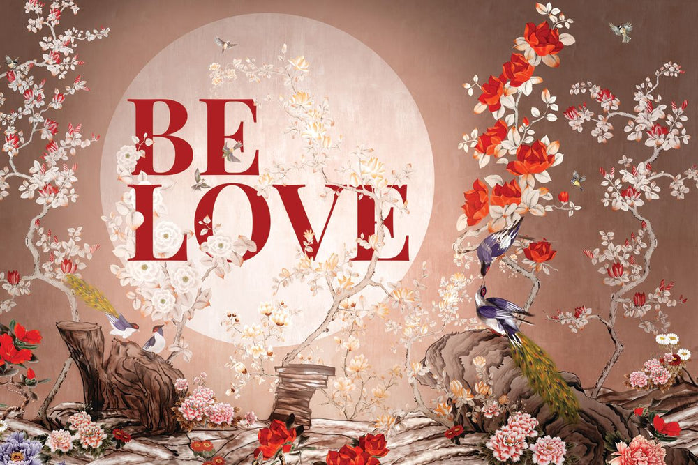 Chinoiserie Be Love Typography