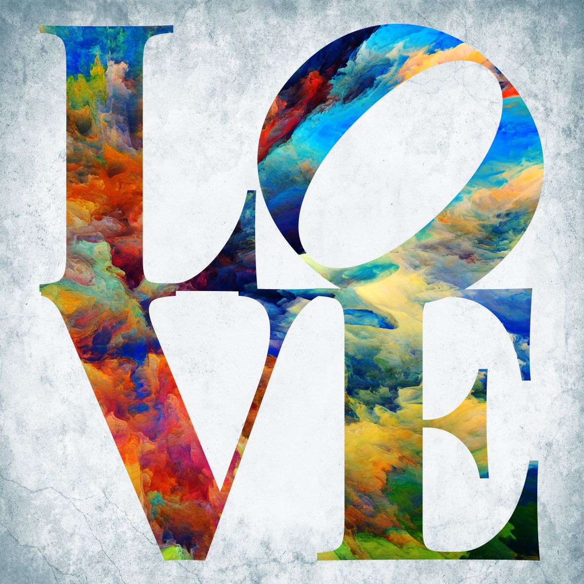 Vibrant Love Typography