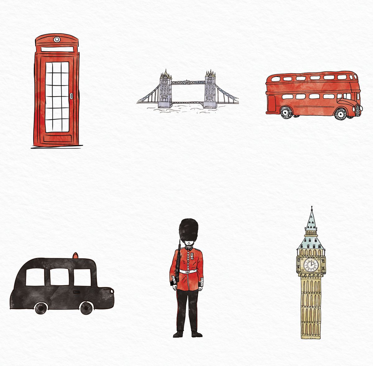 London Tour Icons