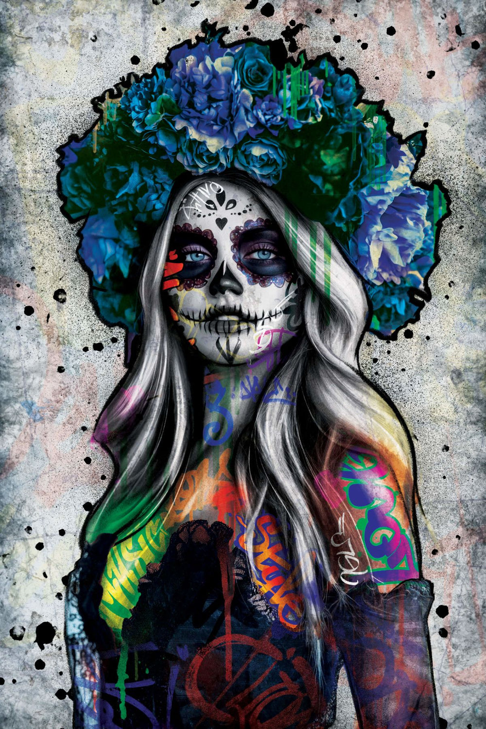 La Calavera Catrina Graffiti