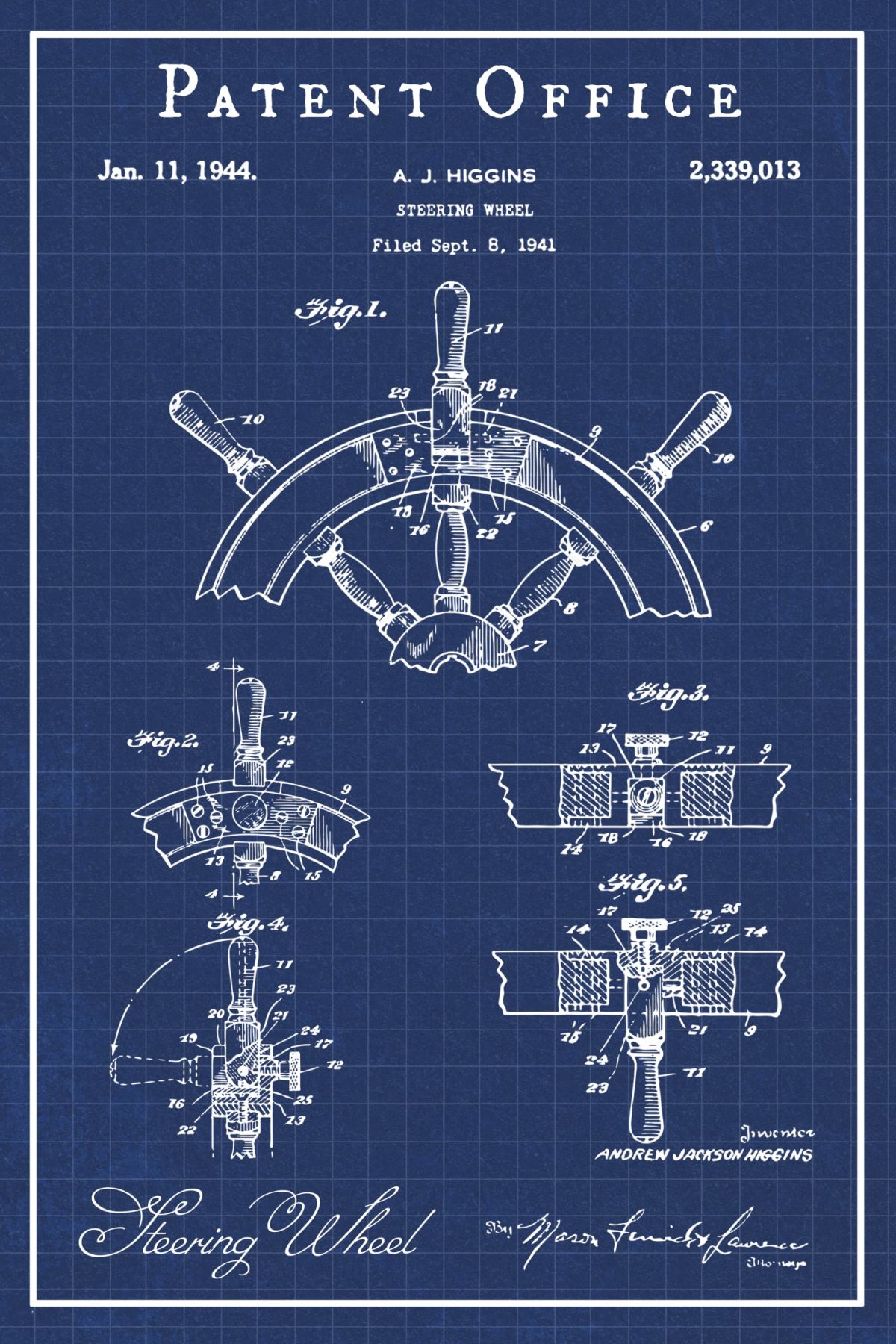 Steering Wheel Patent