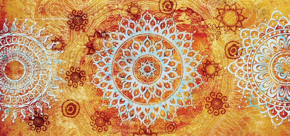 Sun Like Mandala Symbols