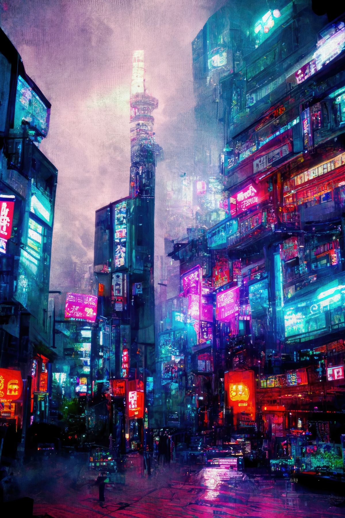 Cyberpunk City Tokyo II