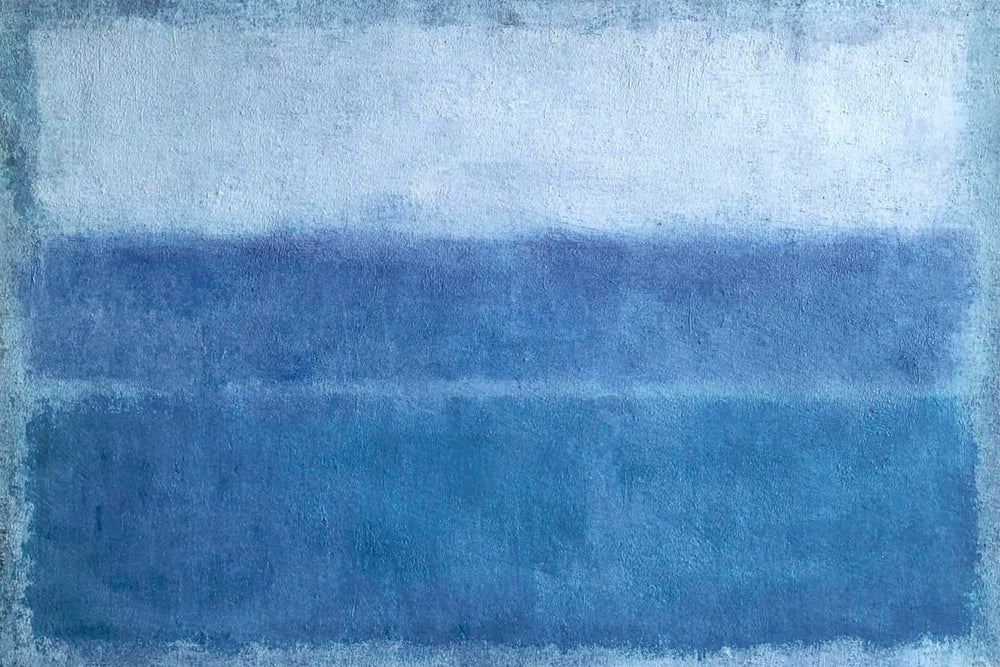 Blue Horizon Color Field Painting