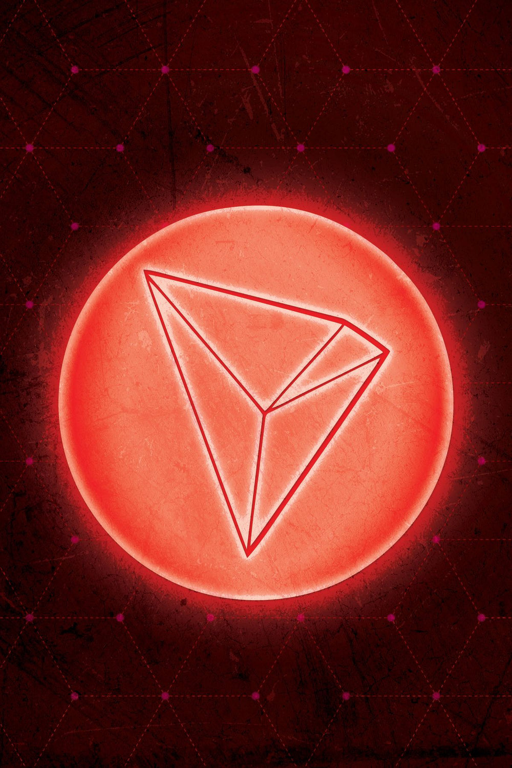 Cryptocurrency Tron Logo