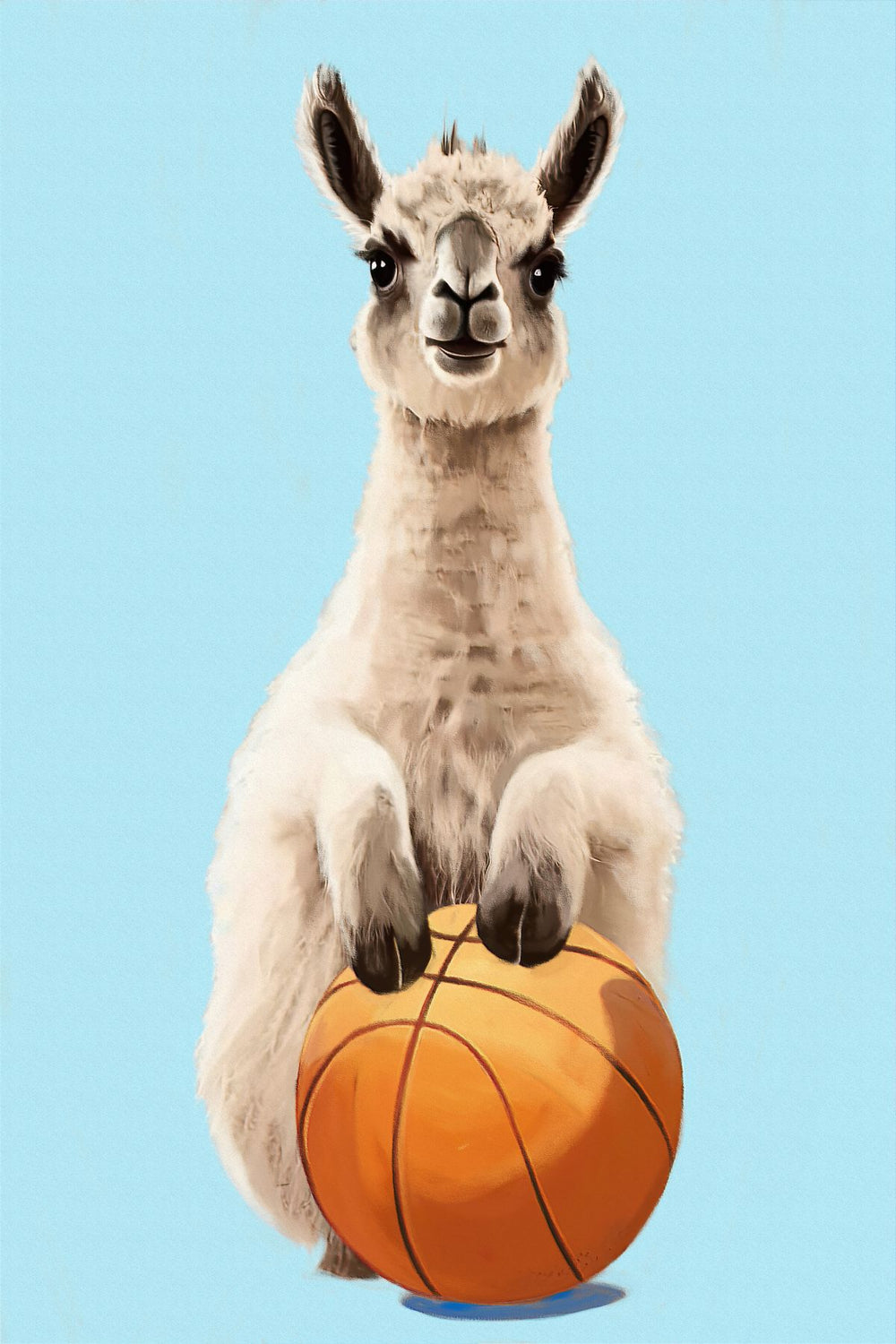 Sporty Llama - Basketball
