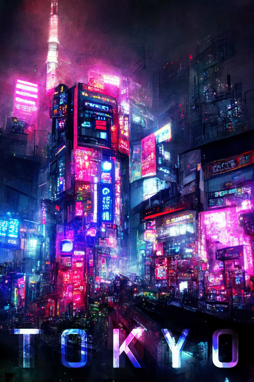 Cyberpunk City Tokyo I