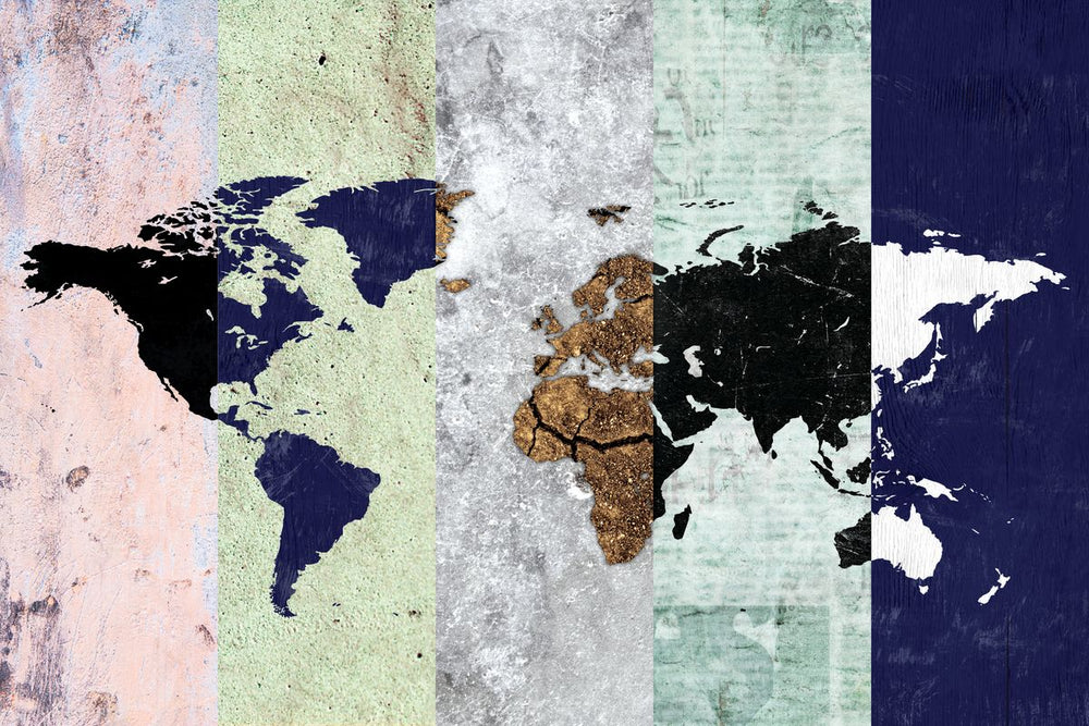Diversified World Map