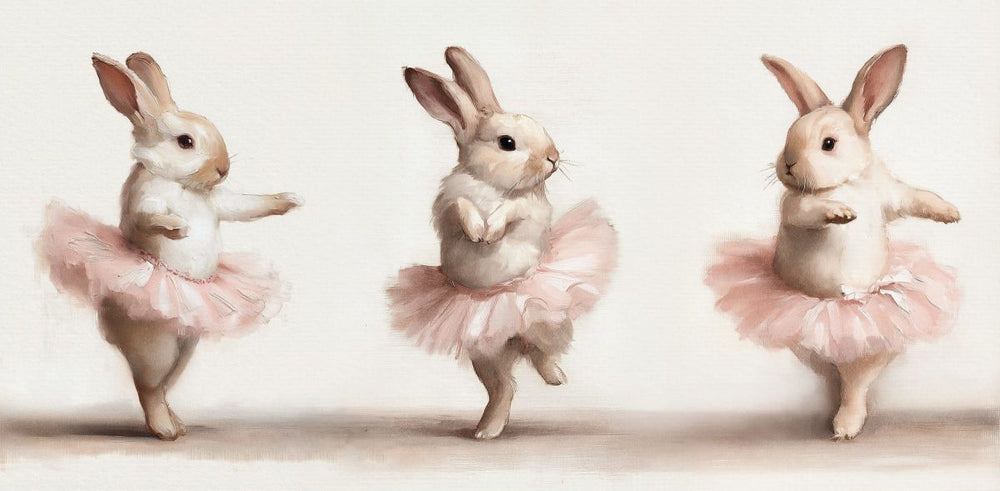 Three Little Ballerina Bunnies