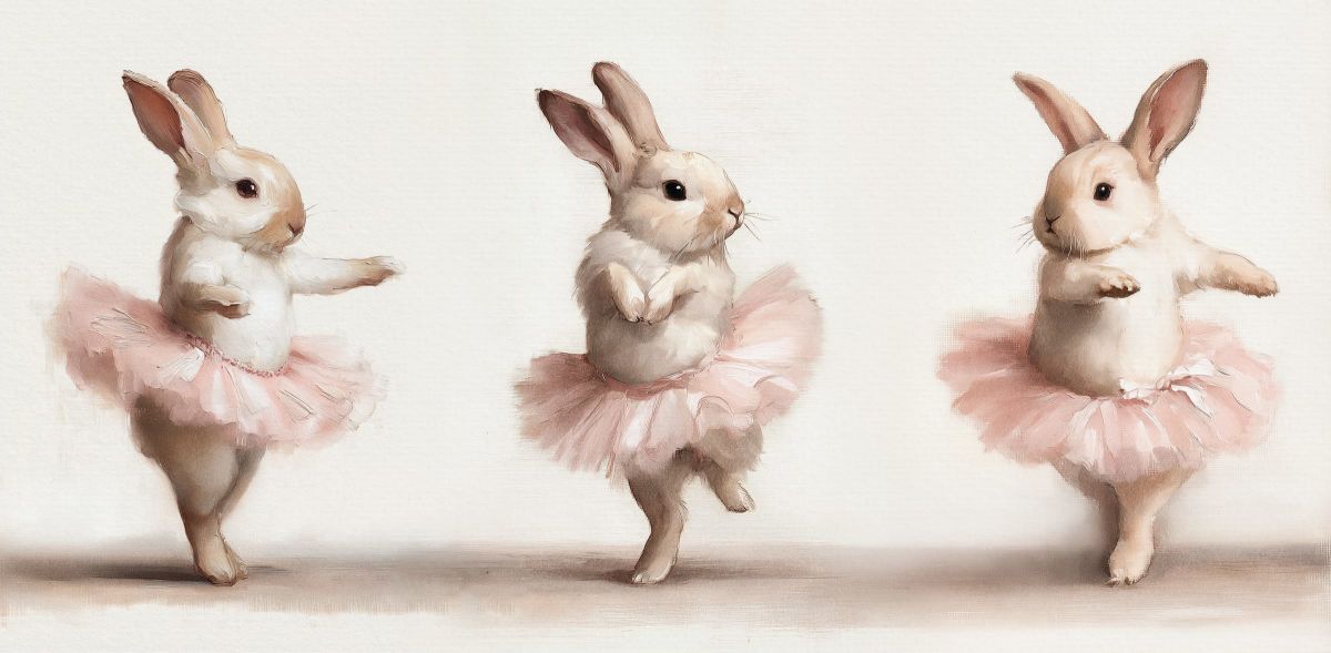 Three Little Ballerina Bunnies