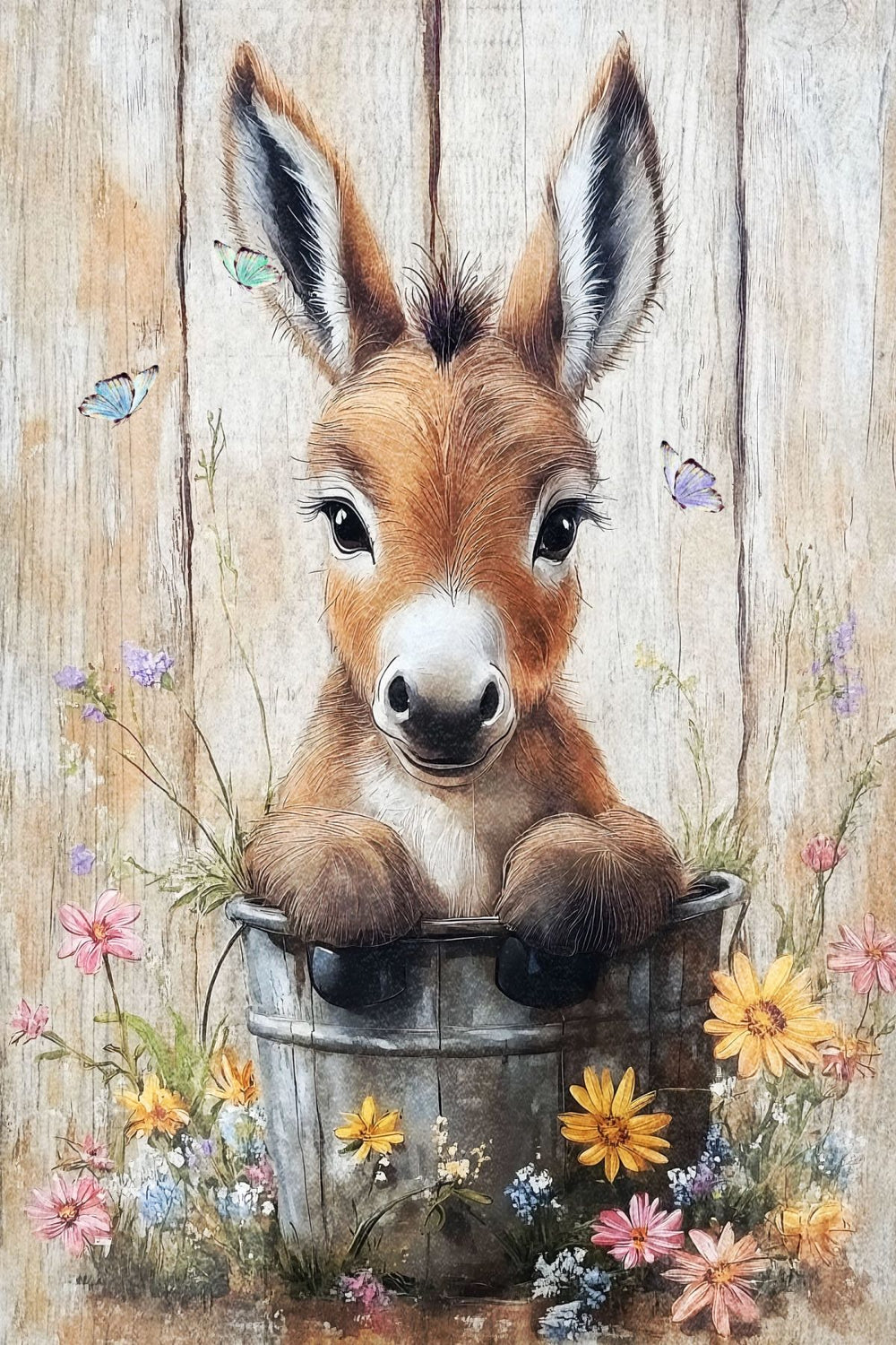 Cute Baby Donkey