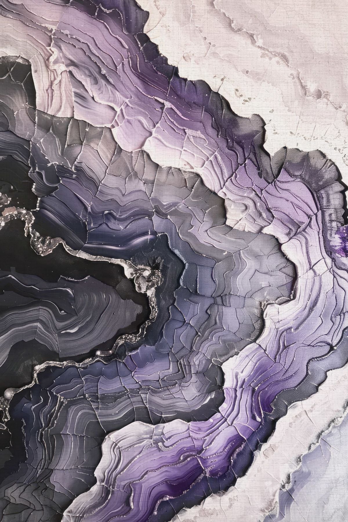 Layers Of Amethyst Geode