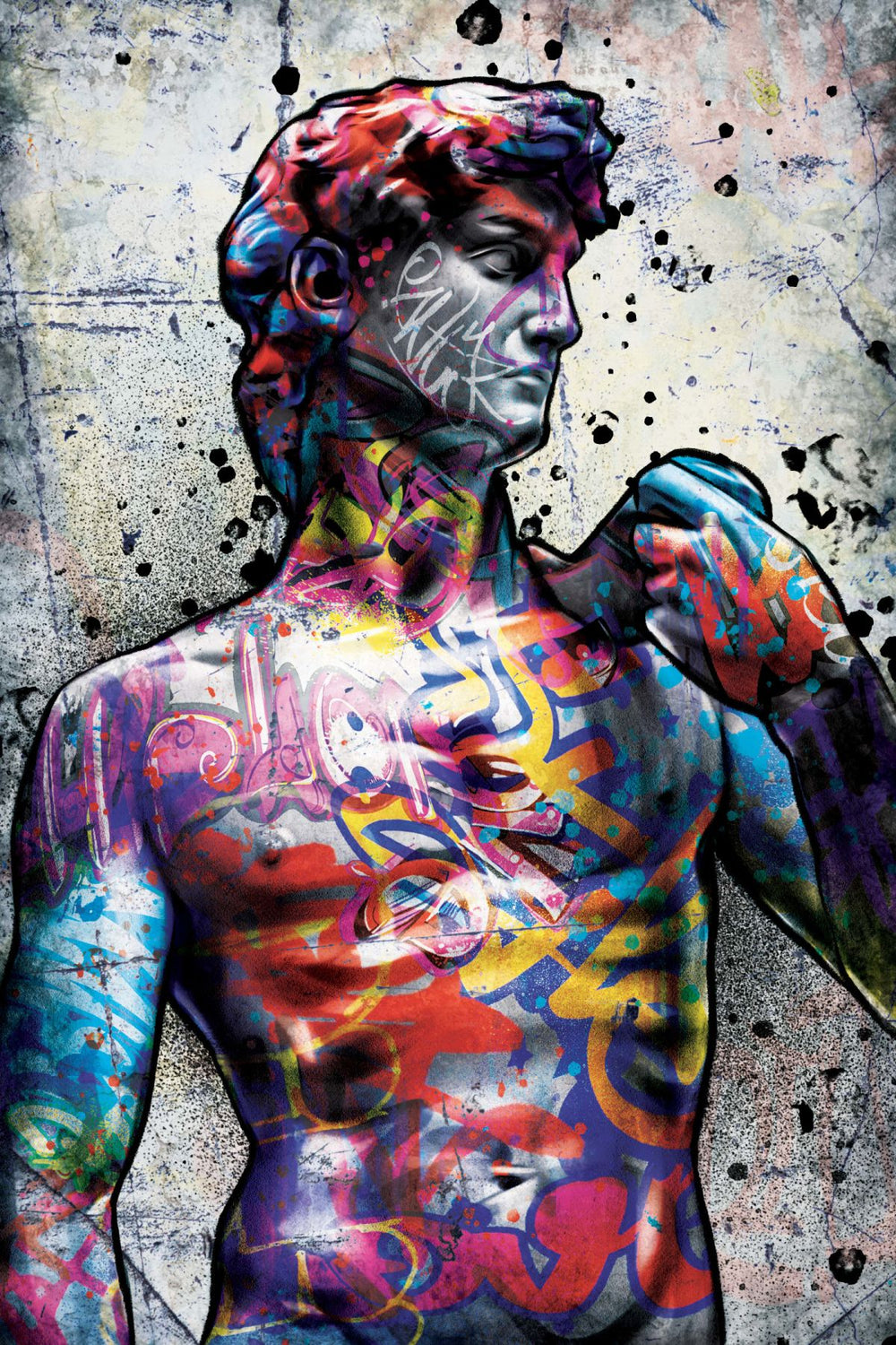 David Sculpture Graffiti