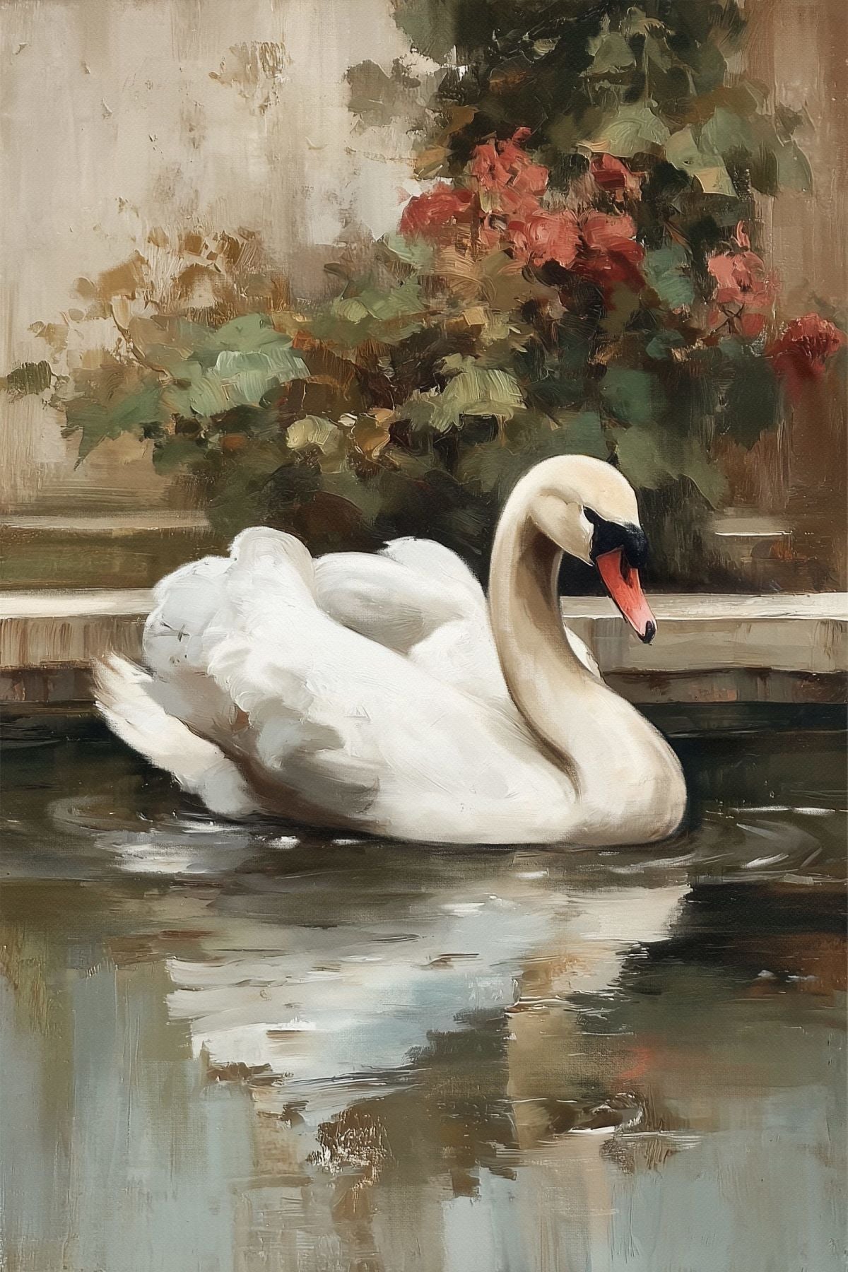 Swan Reflection