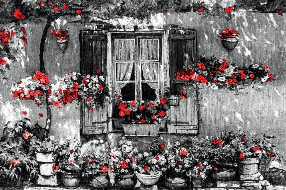 Flower Pots By The Window Pop