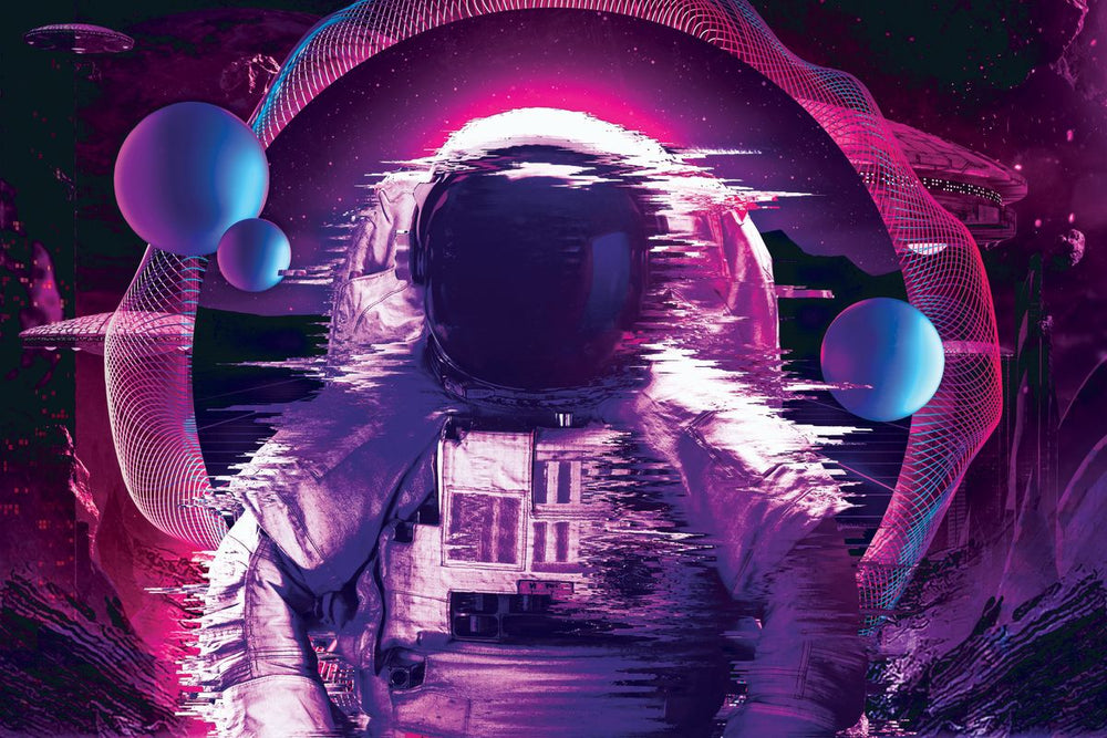 Glitchy Astronaut
